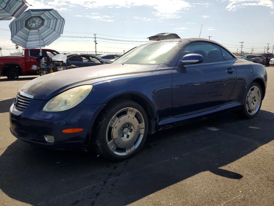 63170086 :رقم المزاد ، JTHFN48Y620001846 vin ، 2002 Lexus Sc مزاد بيع