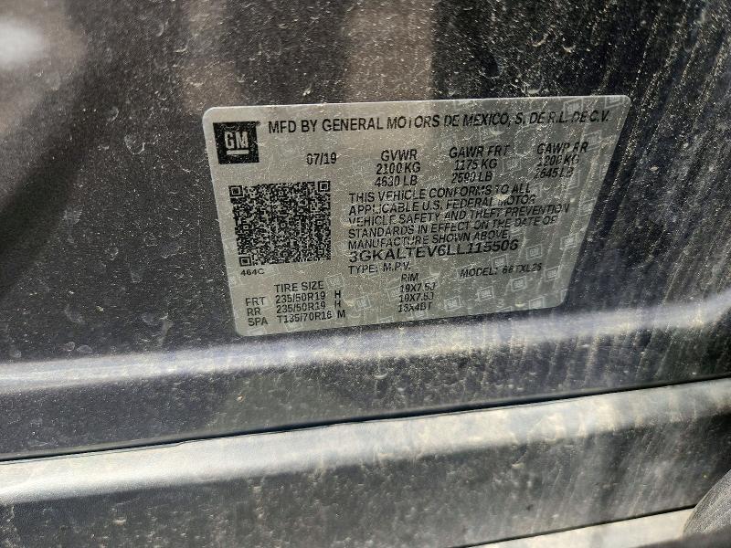 2020 Gmc Terrain მანქანა იყიდება აუქციონზე, vin: 3GKALTEV6LL115506, აუქციონის ნომერი: 63599316