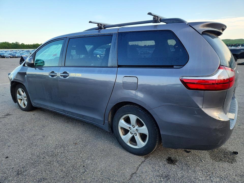 2017 Toyota Sienna მანქანა იყიდება აუქციონზე, vin: 5TDKZ3DC7HS781998, აუქციონის ნომერი: 64421176