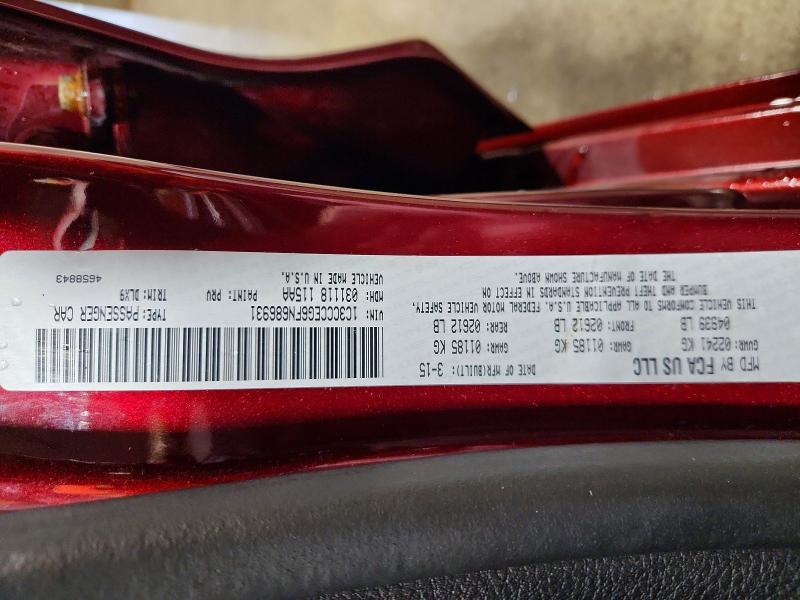 Aukcja sprzedaży 2015 Chrysler 200, vin: 1C3CCCEG6FN686931, numer aukcji: 63664736