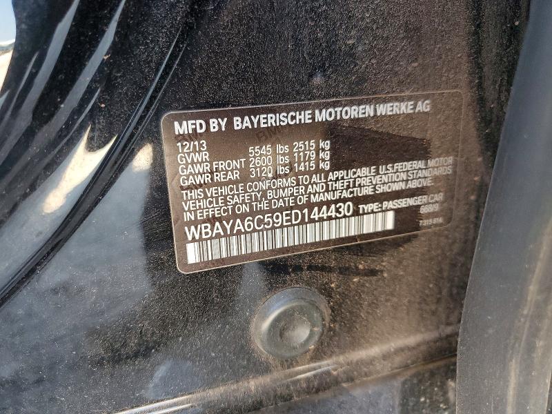 Продажа на аукционе авто 2014 Bmw 740, vin: WBAYA6C59ED144430, номер лота: 63549456