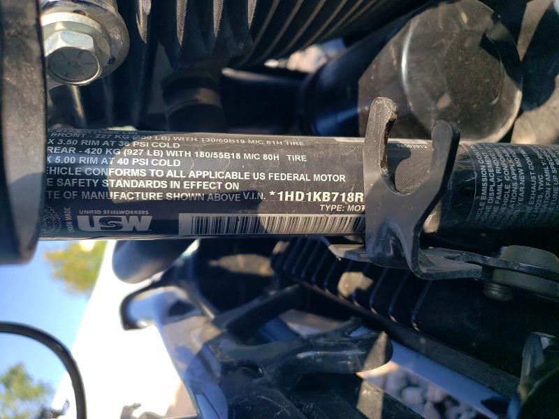 2024 Harley-davidson Flhx მანქანა იყიდება აუქციონზე, vin: 1HD1KB718RB635251, აუქციონის ნომერი: 66264386