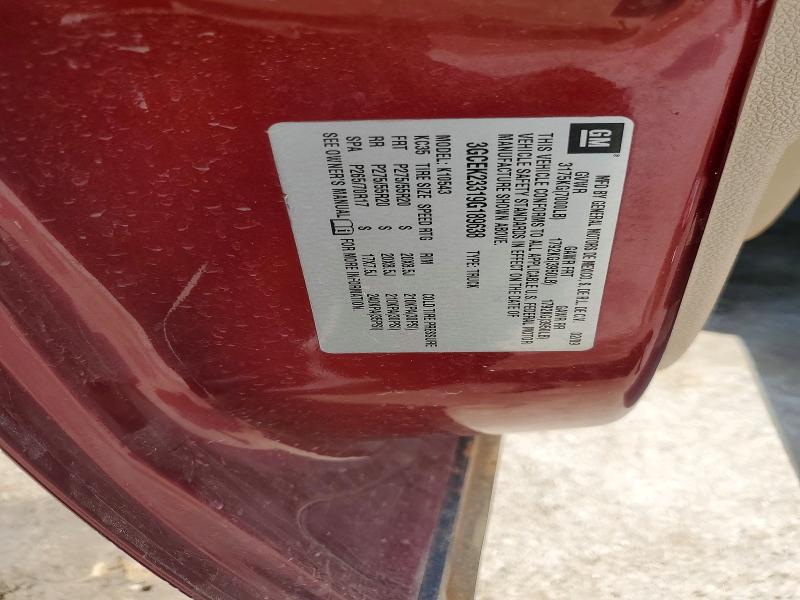 65218906 :رقم المزاد ، 3GCEK23319G189638 vin ، 2009 Chevrolet Silverado مزاد بيع