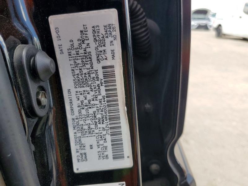 Продаж на аукціоні авто 2004 Toyota 4runner, vin: JTEZU14R640021446, номер лоту: 65662256