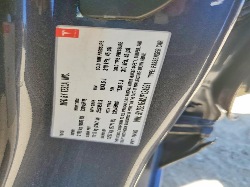 Продажа на аукционе авто 2018 Tesla Model 3, vin: 5YJ3E1EA2JF124991, номер лота: 63745796