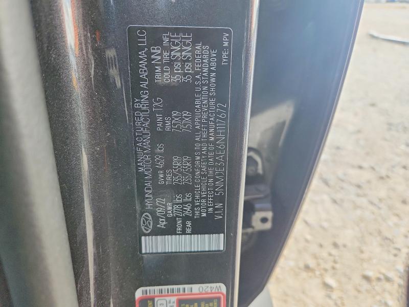 Продажа на аукционе авто 2022 Hyundai Tucson, vin: 5NMJE3AE6NH117672, номер лота: 64517846