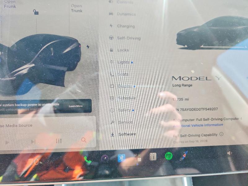 Auction sale of the 2026 Tesla Model Y, vin: 7SAYGDED0TF549207, lot number: 66565956