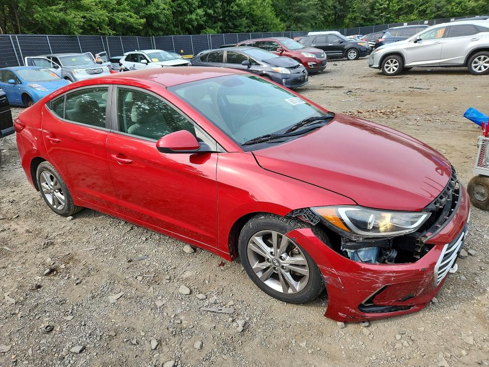 2017 Hyundai Elantra მანქანა იყიდება აუქციონზე, vin: KMHD84LF7HU106043, აუქციონის ნომერი: 66575566