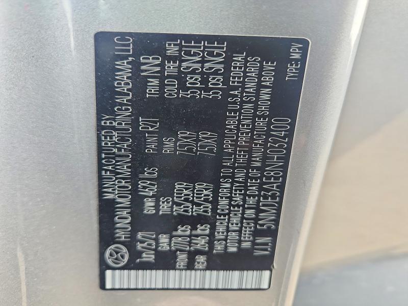 Продажа на аукционе авто 2022 Hyundai Tucson, vin: 5NMJE3AE8NH032400, номер лота: 66792996