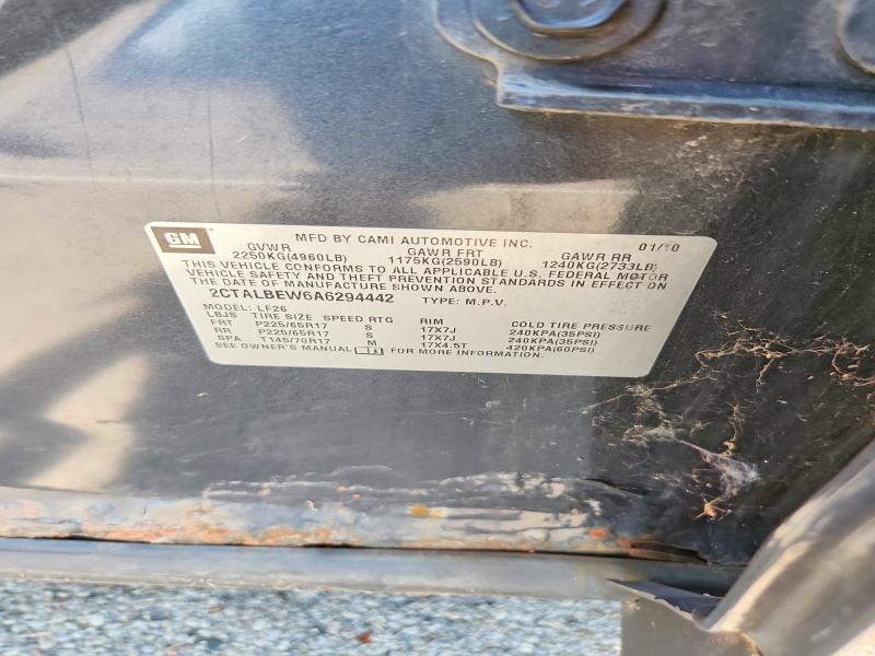 Aukcja sprzedaży 2010 Gmc Terrain, vin: 2CTALBEW6A6294442, numer aukcji: 66314196