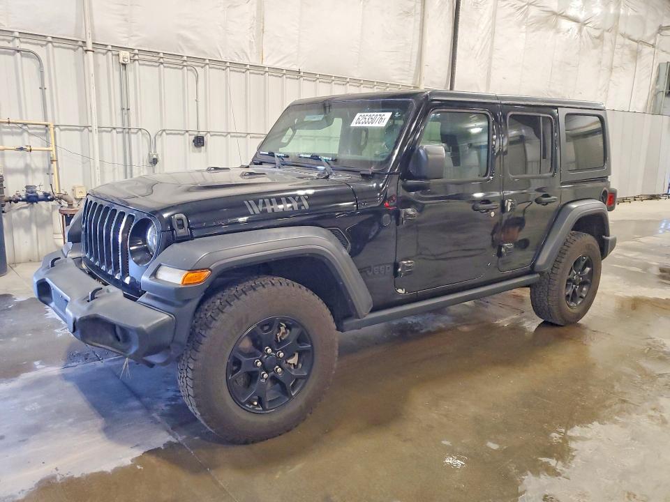2020 Jeep Wrangler Unlimited მანქანა იყიდება აუქციონზე, vin: 1C4HJXDG9LW247681, აუქციონის ნომერი: 62535076