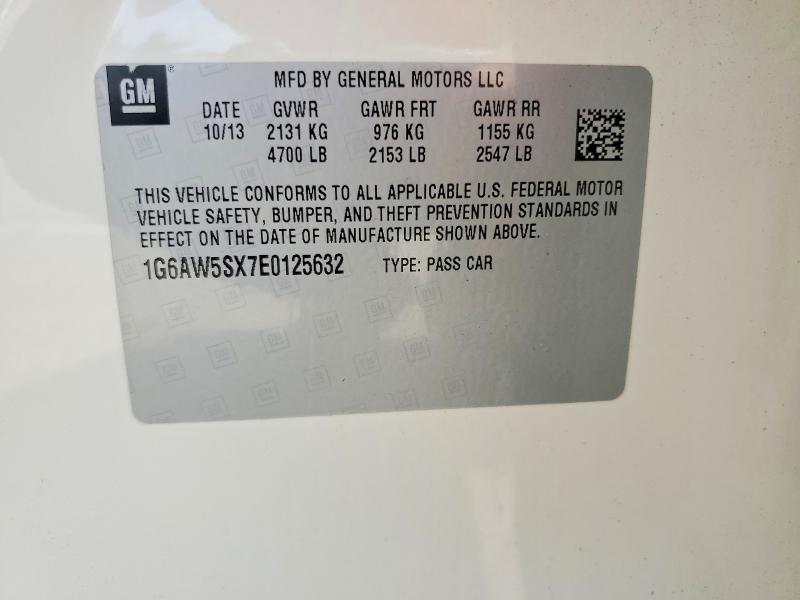 Продажа на аукционе авто 2014 Cadillac Cts, vin: 1G6AW5SX7E0125632, номер лота: 63570316