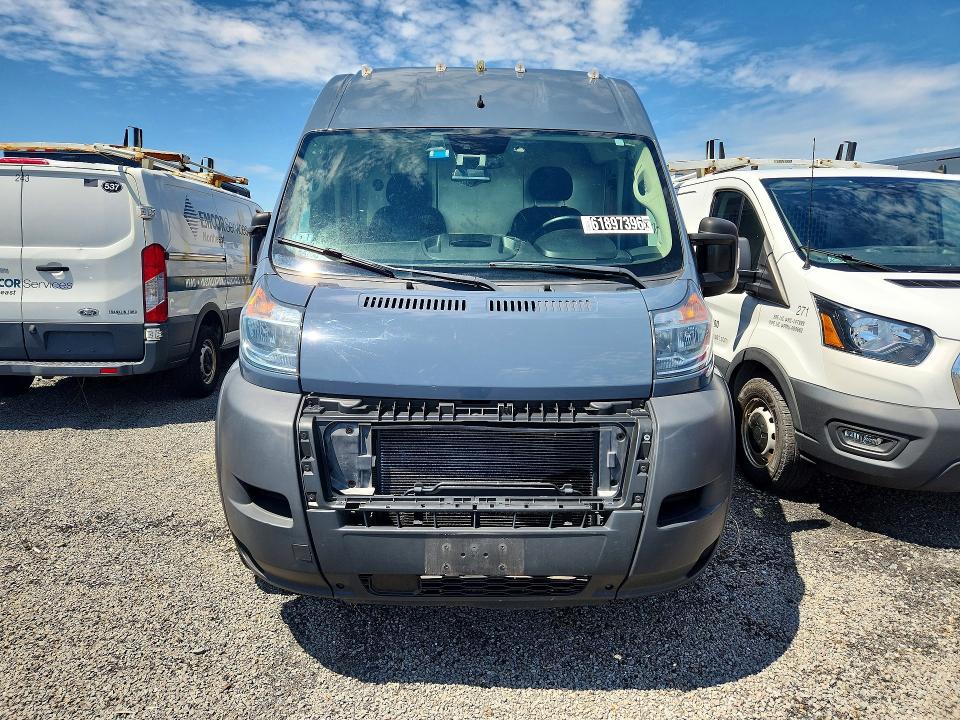 2021 Ram Promaster 3500 მანქანა იყიდება აუქციონზე, vin: 3C6MRVJG3ME544660, აუქციონის ნომერი: 61897396