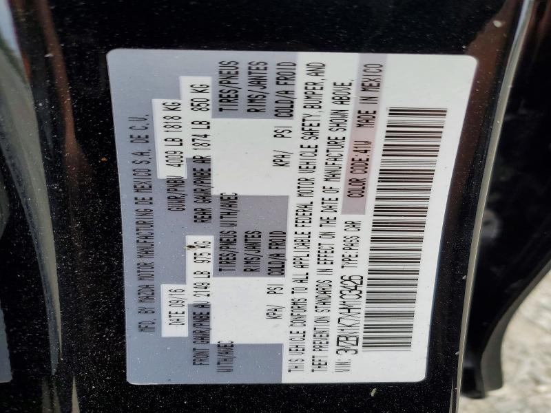 Продаж на аукціоні авто 2017 Mazda 3, vin: 3MZBN1K7XHM103426, номер лоту: 65019686