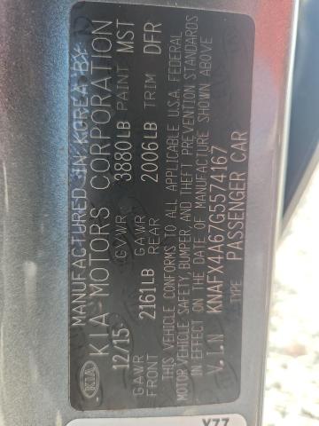 Aukcja sprzedaży 2016 Kia Forte, vin: KNAFX4A67G5574167, numer aukcji: 61701286