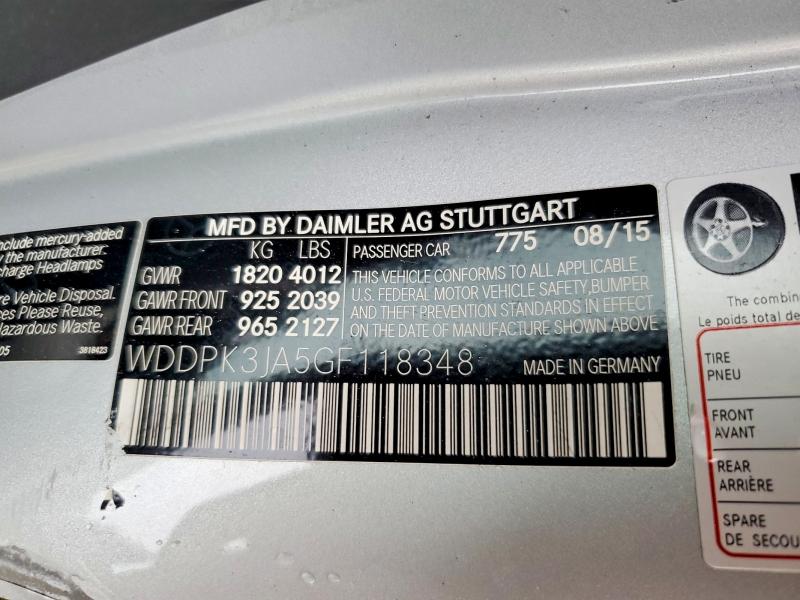 Продажа на аукционе авто 2016 Mercedes-benz Slk, vin: WDDPK3JA5GF118348, номер лота: 64291636