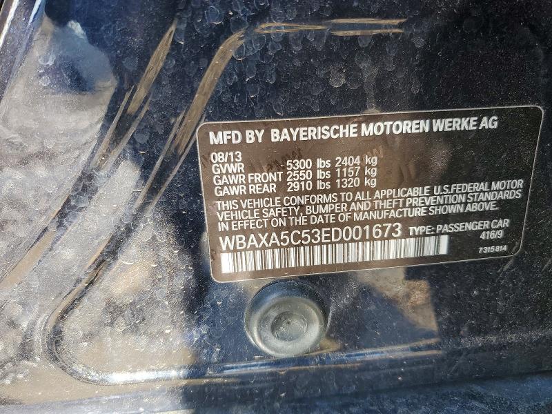 Aukcja sprzedaży 2014 Bmw 535, vin: WBAXA5C53ED001673, numer aukcji: 65637896