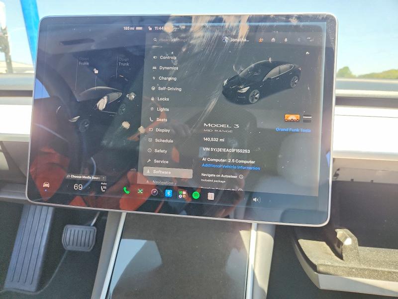 2018 Tesla Model 3 მანქანა იყიდება აუქციონზე, vin: 5YJ3E1EA0JF155253, აუქციონის ნომერი: 65516896