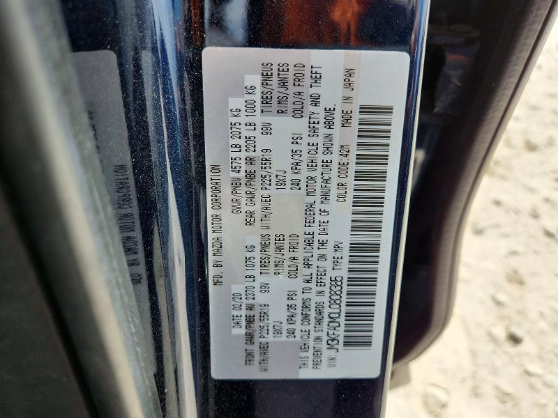 Продажа на аукционе авто 2020 Mazda Cx-5, vin: JM3KFADM0L0808385, номер лота: 63360446