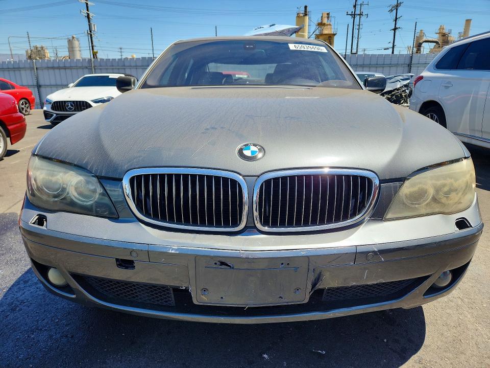 65939496 :رقم المزاد ، WBAHN83587DT67089 vin ، 2007 Bmw 750 مزاد بيع