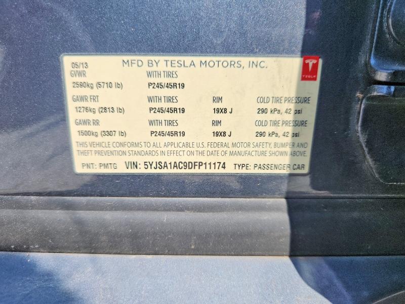 Aukcja sprzedaży 2013 Tesla Model S, vin: 5YJSA1AC9DFP11174, numer aukcji: 63670186