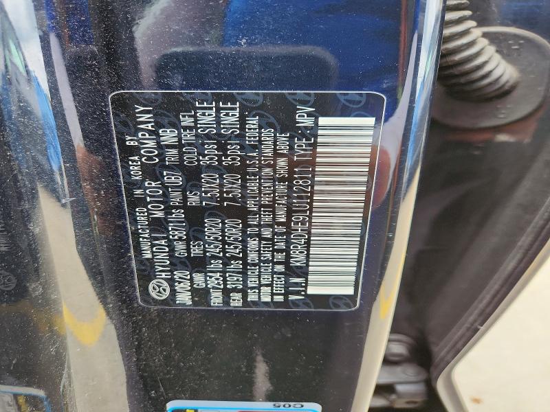 Aukcja sprzedaży 2020 Hyundai Palisade, vin: KM8R4DHE9LU112811, numer aukcji: 63907646