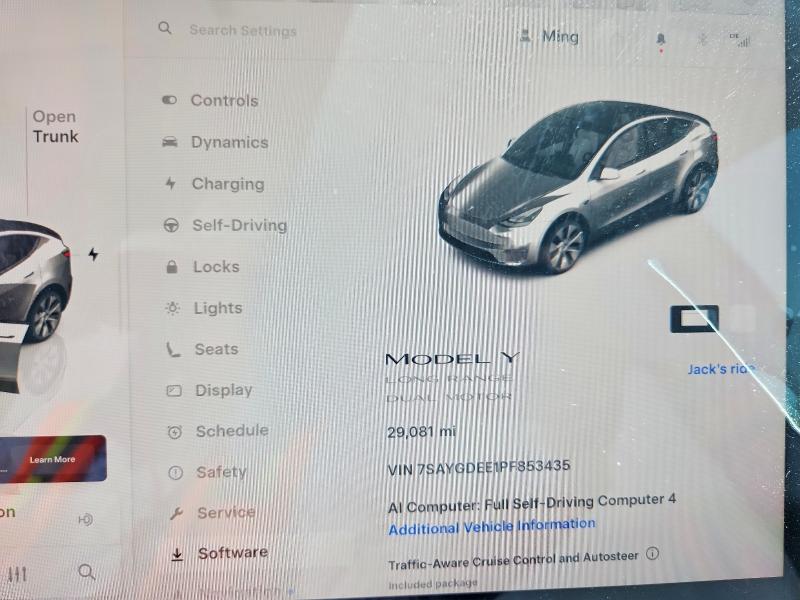 64055306 :رقم المزاد ، 7SAYGDEE1PF853435 vin ، 2023 Tesla Model Y مزاد بيع