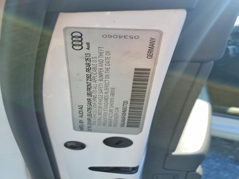 Aukcja sprzedaży 2017 Audi A4, vin: WAUANAF4XHN007720, numer aukcji: 67158166