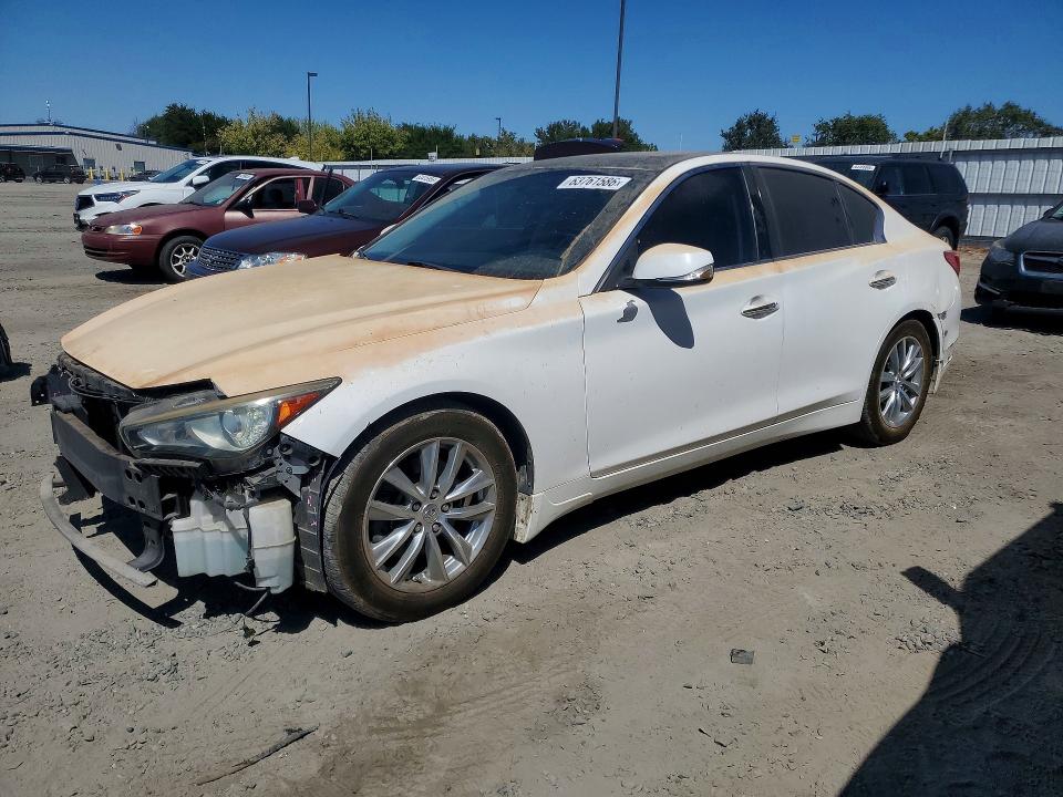 63761586 :رقم المزاد ، JN1BV7AP6EM682545 vin ، 2014 Infiniti Q50 مزاد بيع
