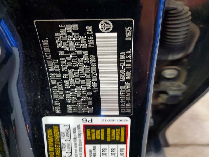 2012 Toyota Camry მანქანა იყიდება აუქციონზე, vin: 4T1BF1FK2CU087902, აუქციონის ნომერი: 63935506
