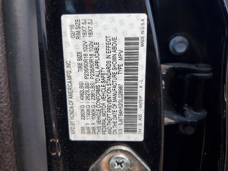 Продаж на аукціоні авто 2016 Acura Rdx, vin: 5J8TB4H52GL028987, номер лоту: 64907366
