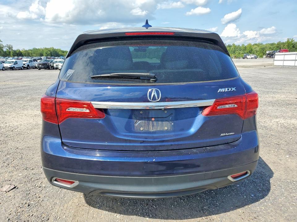 2016 Acura Mdx მანქანა იყიდება აუქციონზე, vin: 5FRYD4H45GB060887, აუქციონის ნომერი: 65605736