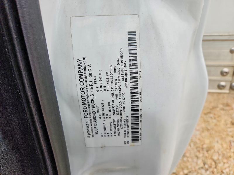 Aukcja sprzedaży 2015 Ford F750, vin: 3FRWF7FJ0FV747926, numer aukcji: 65523816