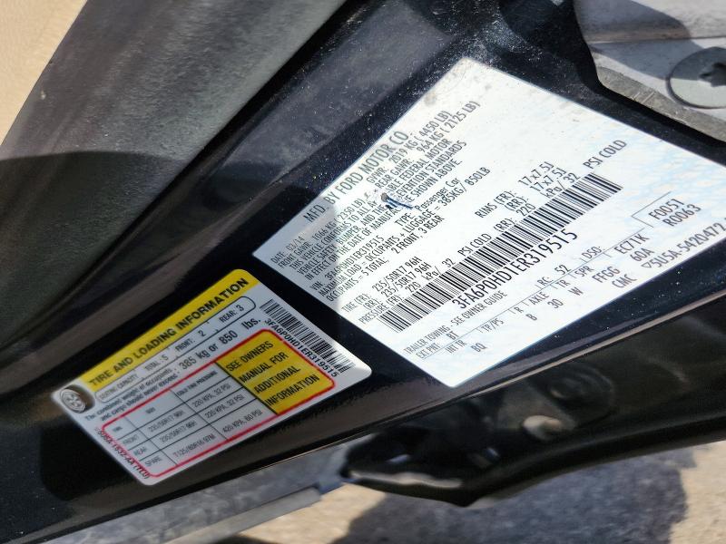 2014 Ford Fusion მანქანა იყიდება აუქციონზე, vin: 3FA6P0HD1ER319515, აუქციონის ნომერი: 66081026