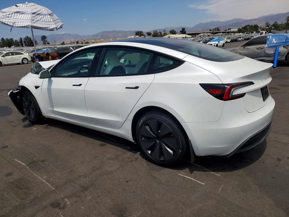 2025 Tesla Model 3 მანქანა იყიდება აუქციონზე, vin: 5YJ3E1EAXSF904934, აუქციონის ნომერი: 65222316