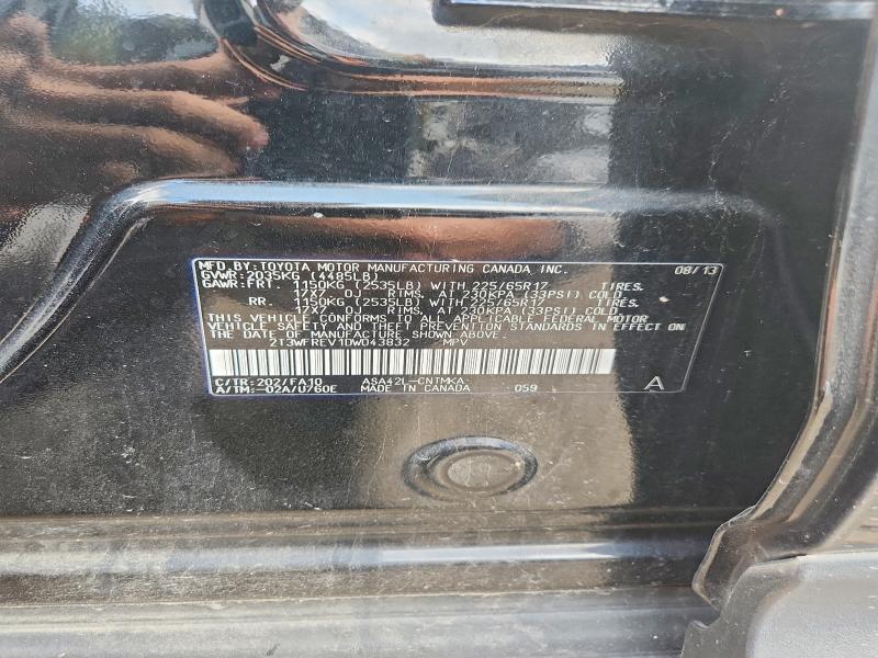 66621556 :رقم المزاد ، 2T3WFREV1DW043832 vin ، 2013 Toyota Rav4 مزاد بيع