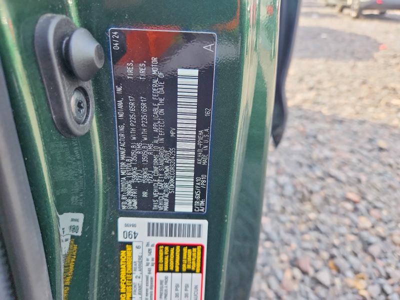 65407996 :رقم المزاد ، 5TDKRKEC0RS204255 vin ، 2024 Toyota Sienna مزاد بيع
