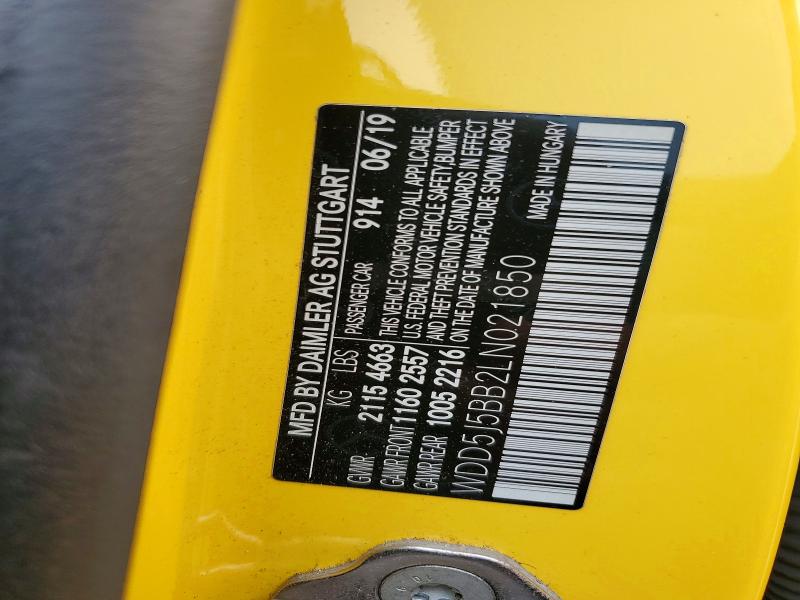 Aukcja sprzedaży 2020 Mercedes-benz Cla, vin: WDD5J5BB2LN021850, numer aukcji: 65924856