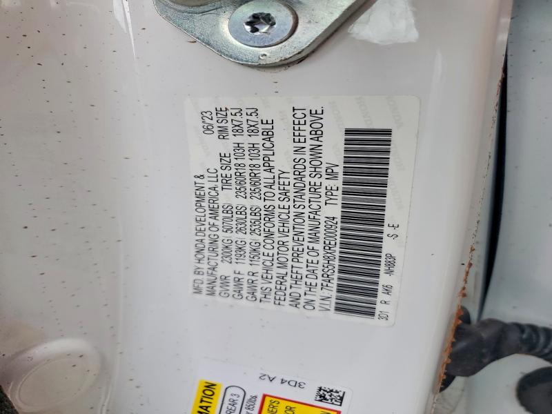 Aukcja sprzedaży 2024 Honda Cr-v, vin: 7FARS5H8XRE000924, numer aukcji: 63858056