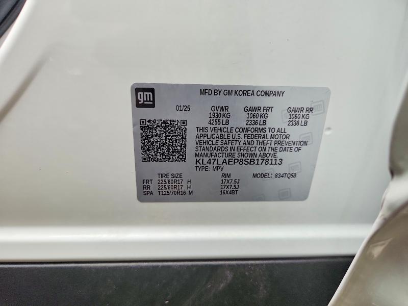 Продаж на аукціоні авто 2025 Buick Envista, vin: KL47LAEP8SB178113, номер лоту: 63202466