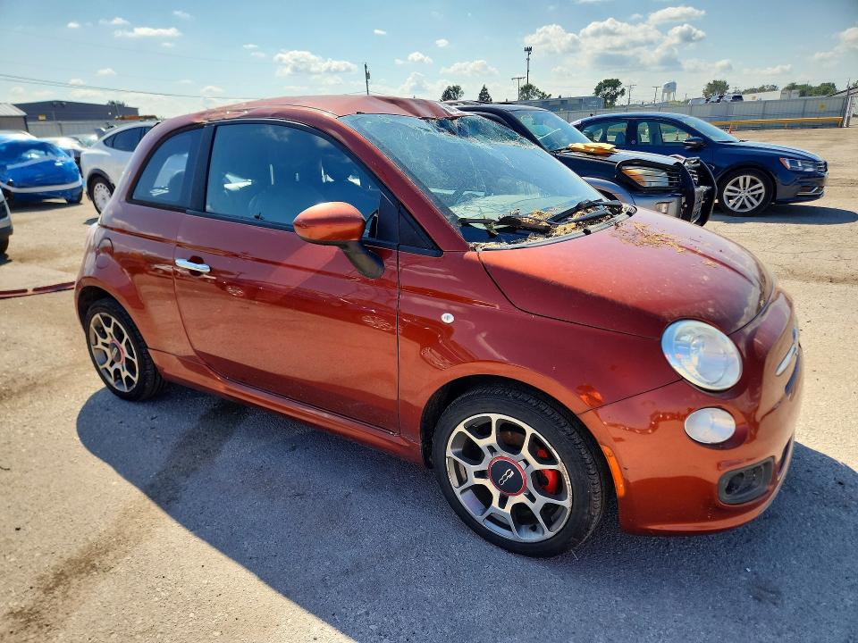 Aukcja sprzedaży 2013 Fiat 500, vin: 3C3CFFBR2DT523110, numer aukcji: 66838336
