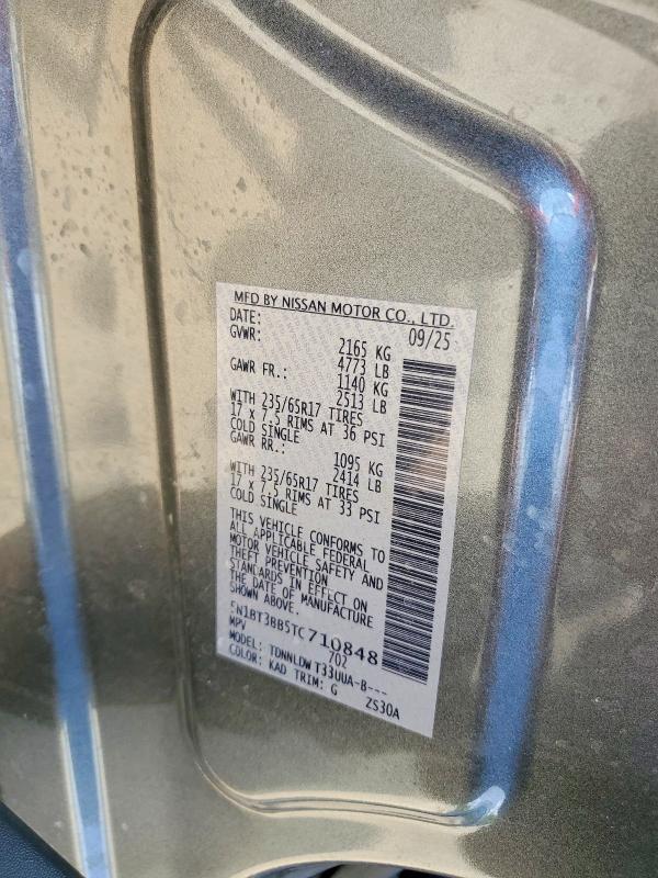 2026 Nissan Rogue მანქანა იყიდება აუქციონზე, vin: 5N1BT3BB5TC710848, აუქციონის ნომერი: 63811166