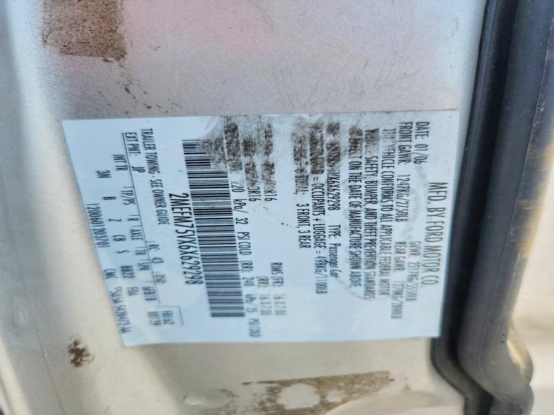 Aukcja sprzedaży 2006 Mercury Grand Marquis, vin: 2MEFM75VX6X629298, numer aukcji: 63309346