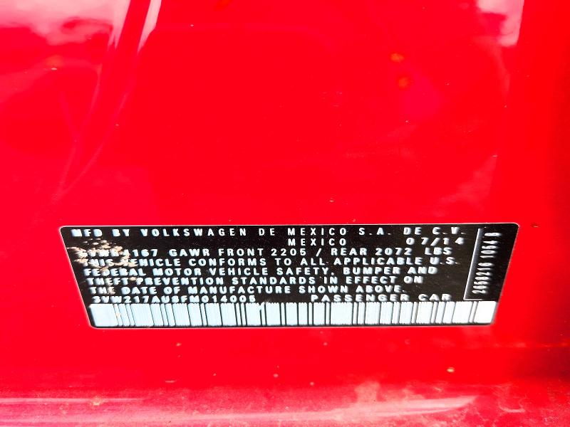 Aukcja sprzedaży 2015 Volkswagen Golf, vin: 3VW217AU8FM014005, numer aukcji: 63648506