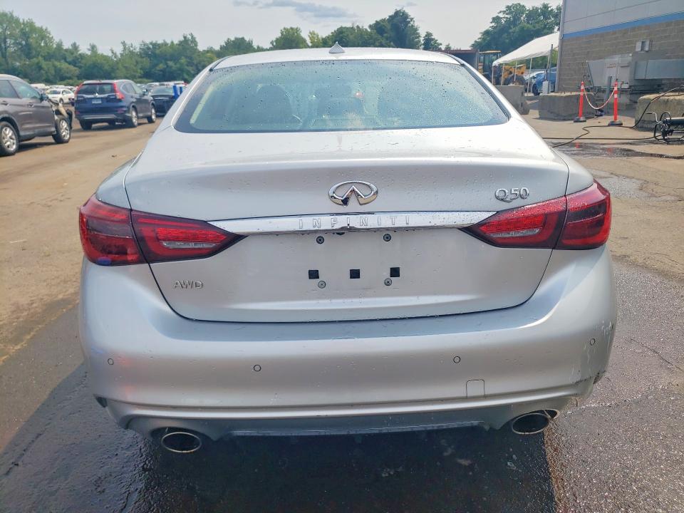 2019 Infiniti Q50 მანქანა იყიდება აუქციონზე, vin: JN1EV7AR3KM593154, აუქციონის ნომერი: 64014486
