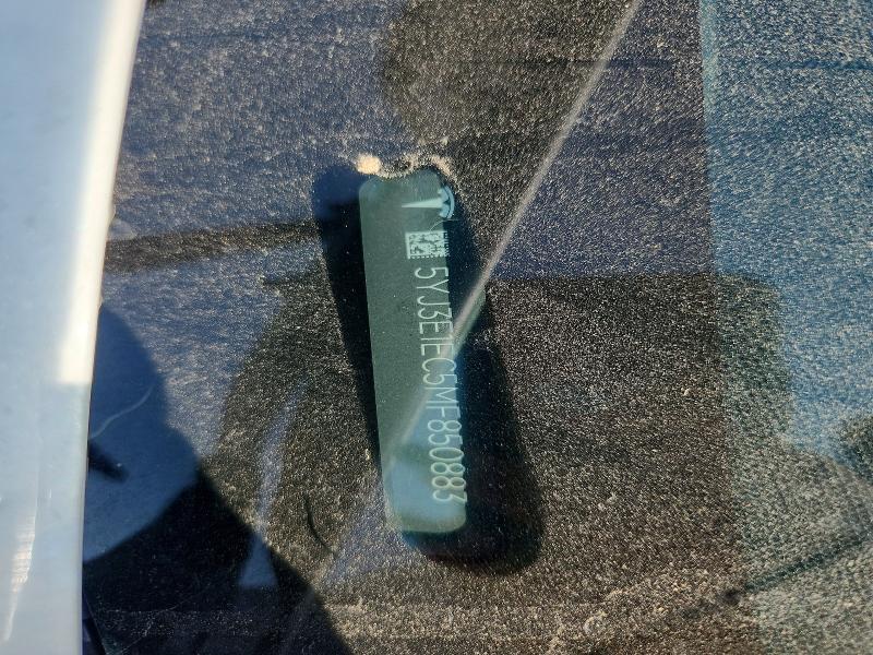 2021 Tesla Model 3 მანქანა იყიდება აუქციონზე, vin: 5YJ3E1EC5MF850883, აუქციონის ნომერი: 64332406