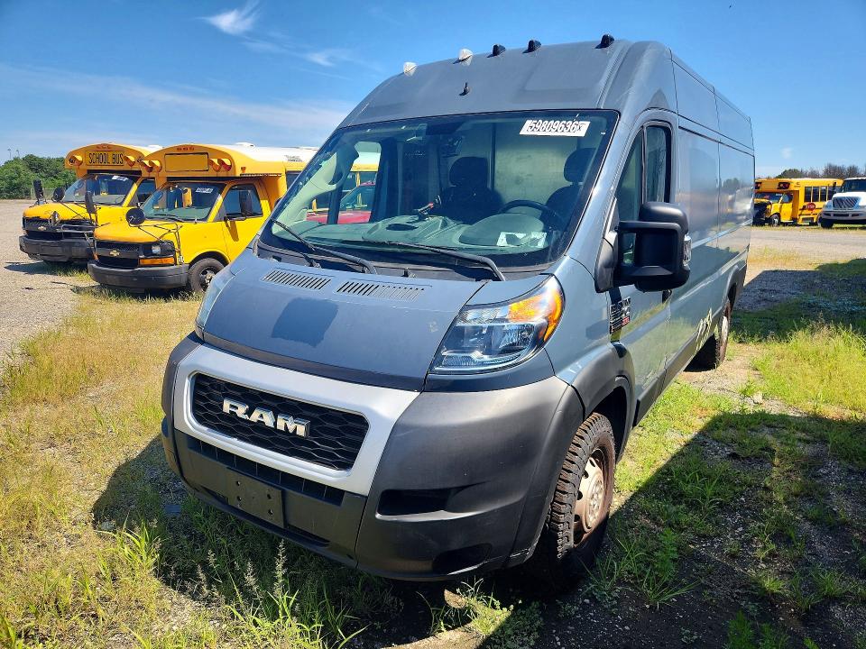 2020 Ram Promaster 3500 მანქანა იყიდება აუქციონზე, vin: 3C6URVJG2LE129568, აუქციონის ნომერი: 59809636