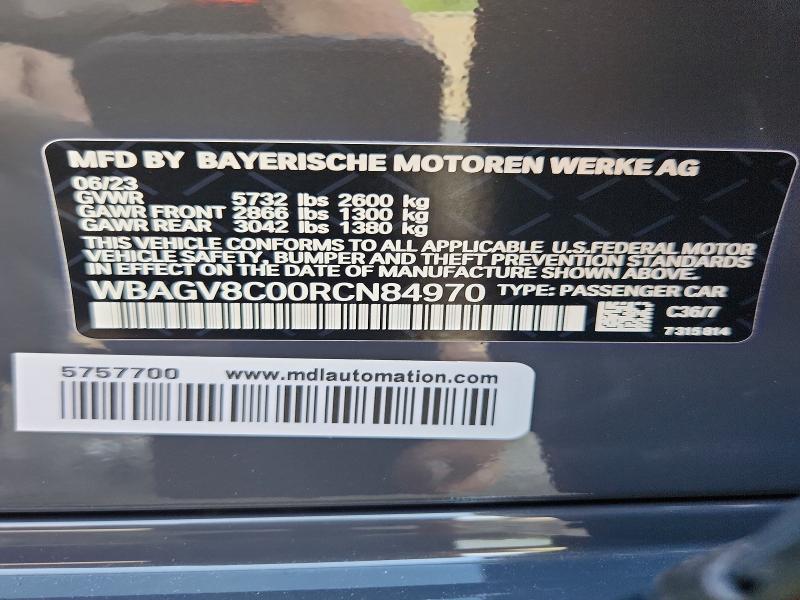 Продаж на аукціоні авто 2024 Bmw M850xi, vin: WBAGV8C00RCN84970, номер лоту: 63711976