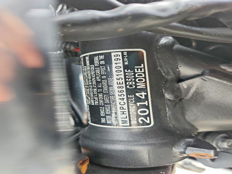 Продаж на аукціоні авто 2014 Honda Cb500, vin: MLHPC4568E5100199, номер лоту: 64028786