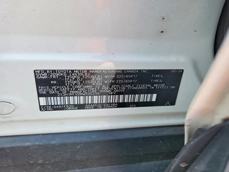 Продаж на аукціоні авто 2024 Toyota Rav4, vin: 2T3H1RFV2RW335339, номер лоту: 63143616